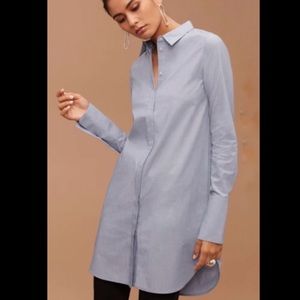 Aritzia Babaton Light Blue Shirt Dress. Size Medium